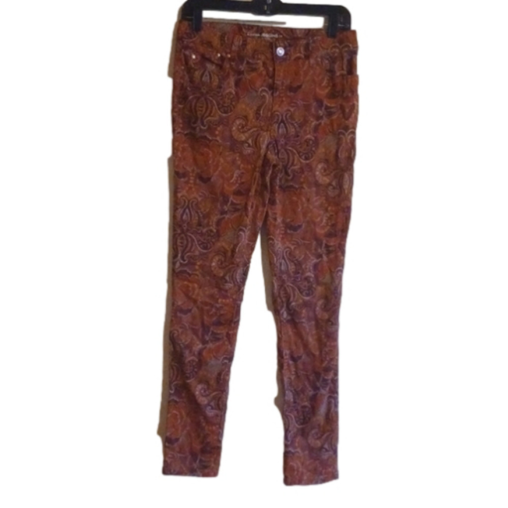 Chicos The Platinum Jegging. Size 0( see measurements) Paisley print.